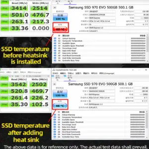 M.2 NVMe SSD Heatsink 72x23x7mm Aluminum 9 Sd66a69e62660432887f969c7303b7647j