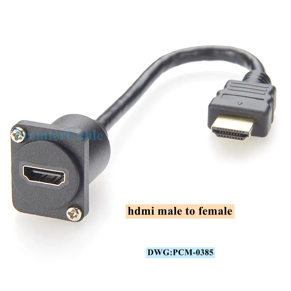 HDMI 1.4 Panel-Mount Extension Cable 20cm 8 HDMI 1.4 Panel-Mount Extension Cable 20cm - Image 8