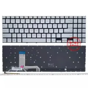 High-Quality Silver ASUS VivoBook Keyboard