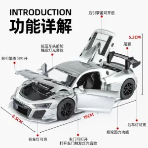 Audi R8 LMS GT2 Die-Cast Model Car 1:24 Scale 9 Sd689bfbc5f154ca6a995d5dbe42427ccZ