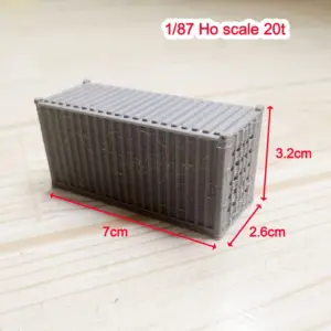 Model Train Shipping Containers Set 1:87 Scale 8 Sd68a55e284284d668d3b3a39c98ce914h
