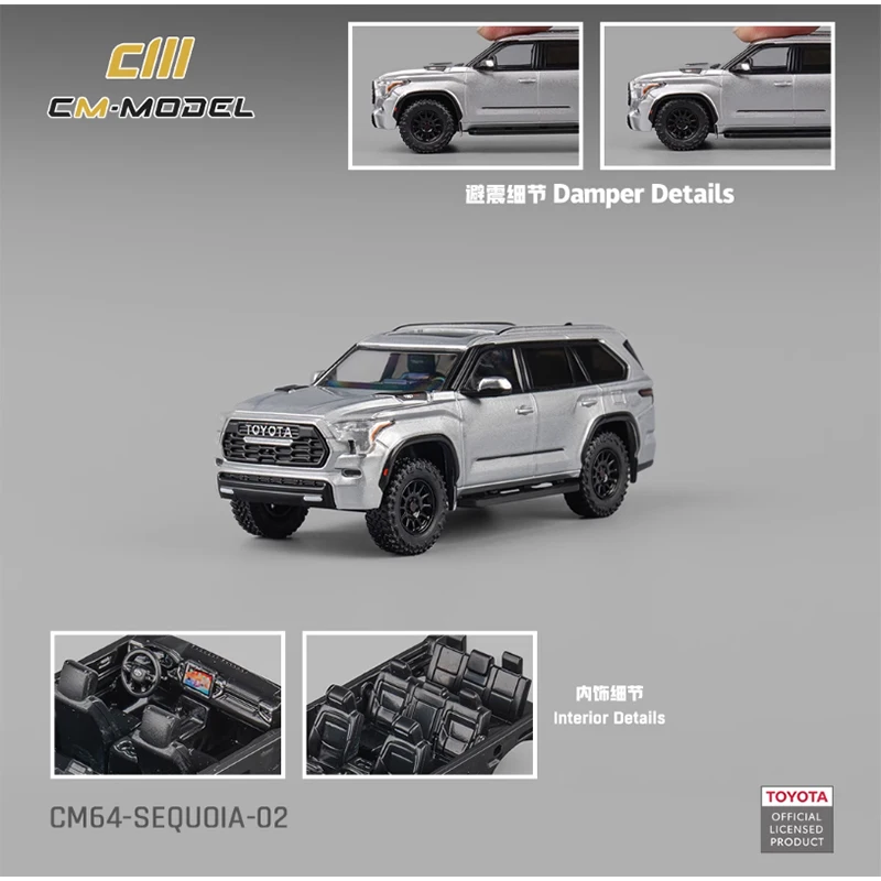 Diecast Toyota Sequoia Model 1:64 Scale 2 Diecast Toyota Sequoia Model 1:64 Scale - Image 2
