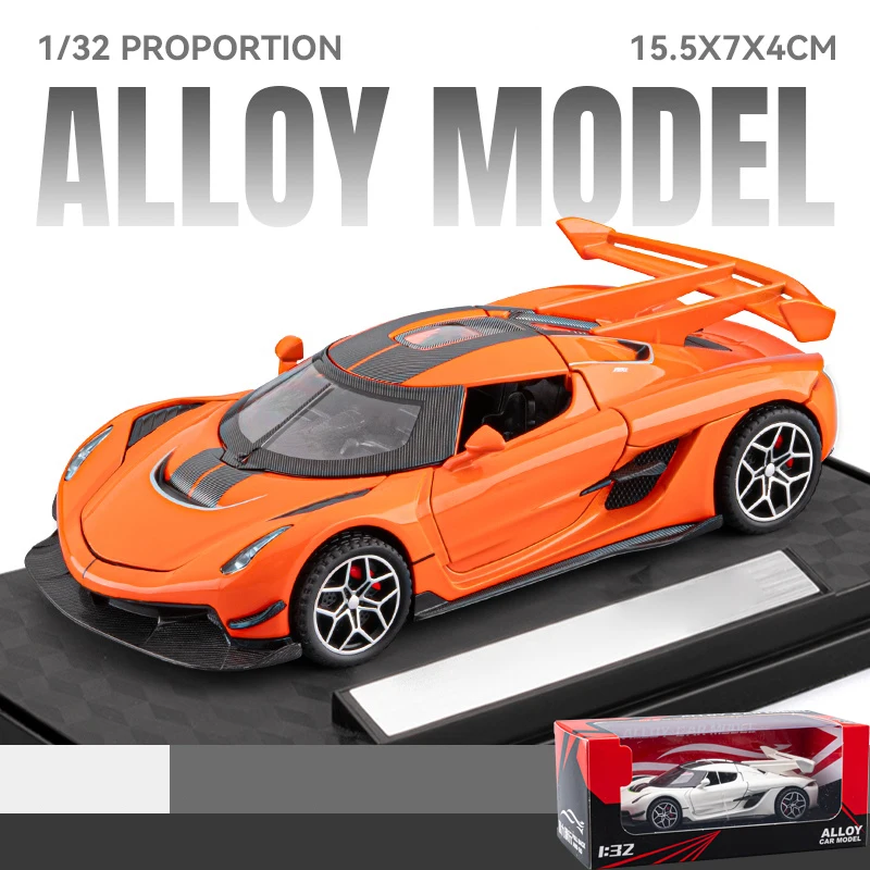 1:32 Jesko Super Sports Car Diecast Model 9 1:32 Jesko Super Sports Car Diecast Model - Image 9