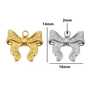 Stainless Steel Bow Knot Charms Set of 5 16 Sd6d0e7594a8c460fb29af7c697fe8957O