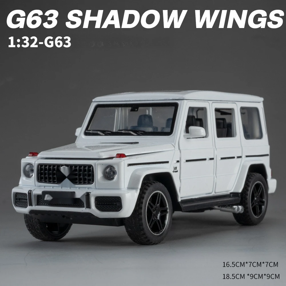 Vibrant Yellow 1:32 Mercedes-Benz G63 Diecast Model 8 Vibrant Yellow 1:32 Mercedes-Benz G63 Diecast Model - Image 8