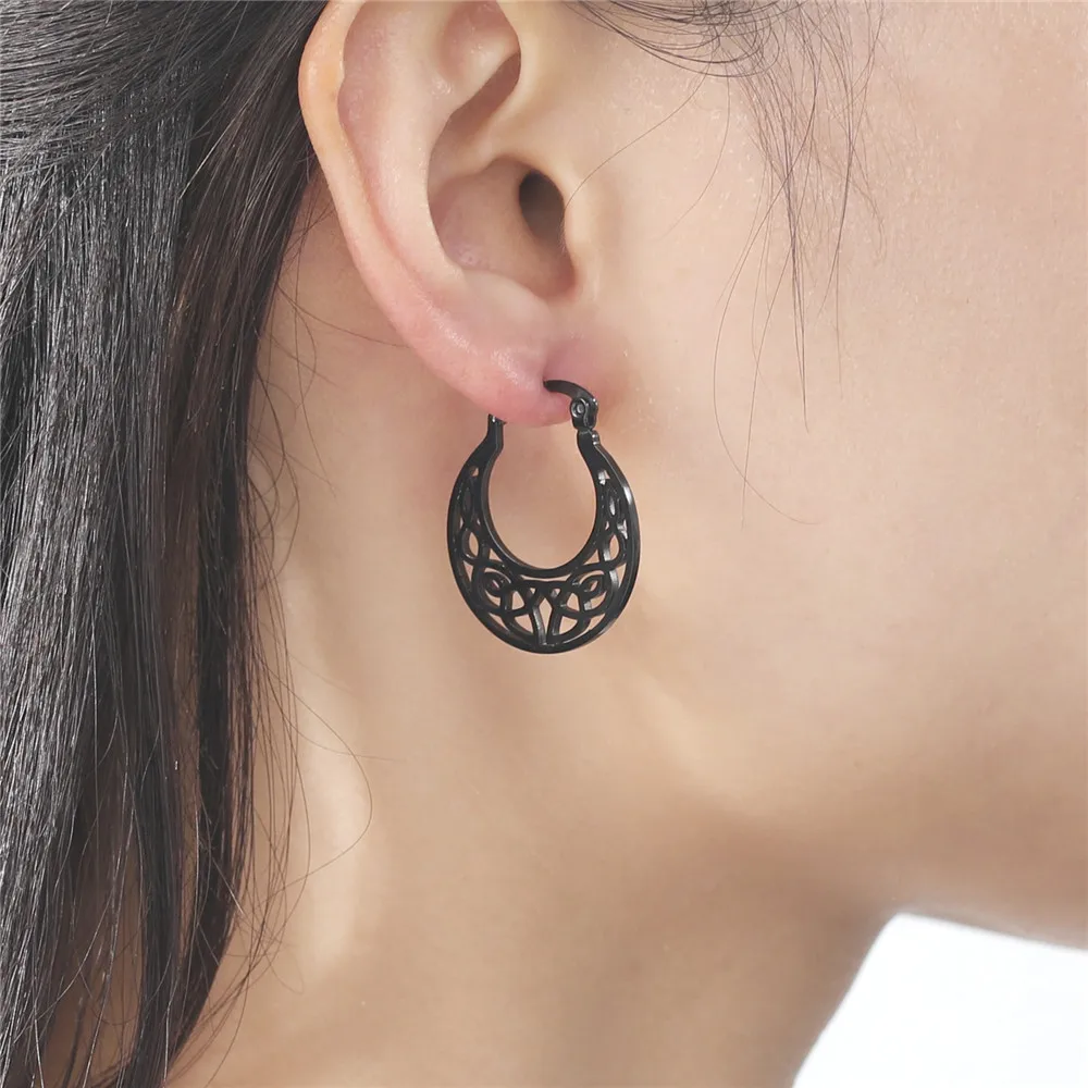 Vintage Irish Knot Earrings in Stainless Steel 4 Vintage Irish Knot Earrings in Stainless Steel - Image 4