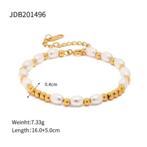 Elegant Stainless Steel White Pearl Bracelet 13 Sd6f384286afa44a8887ebdc6d7df0885o