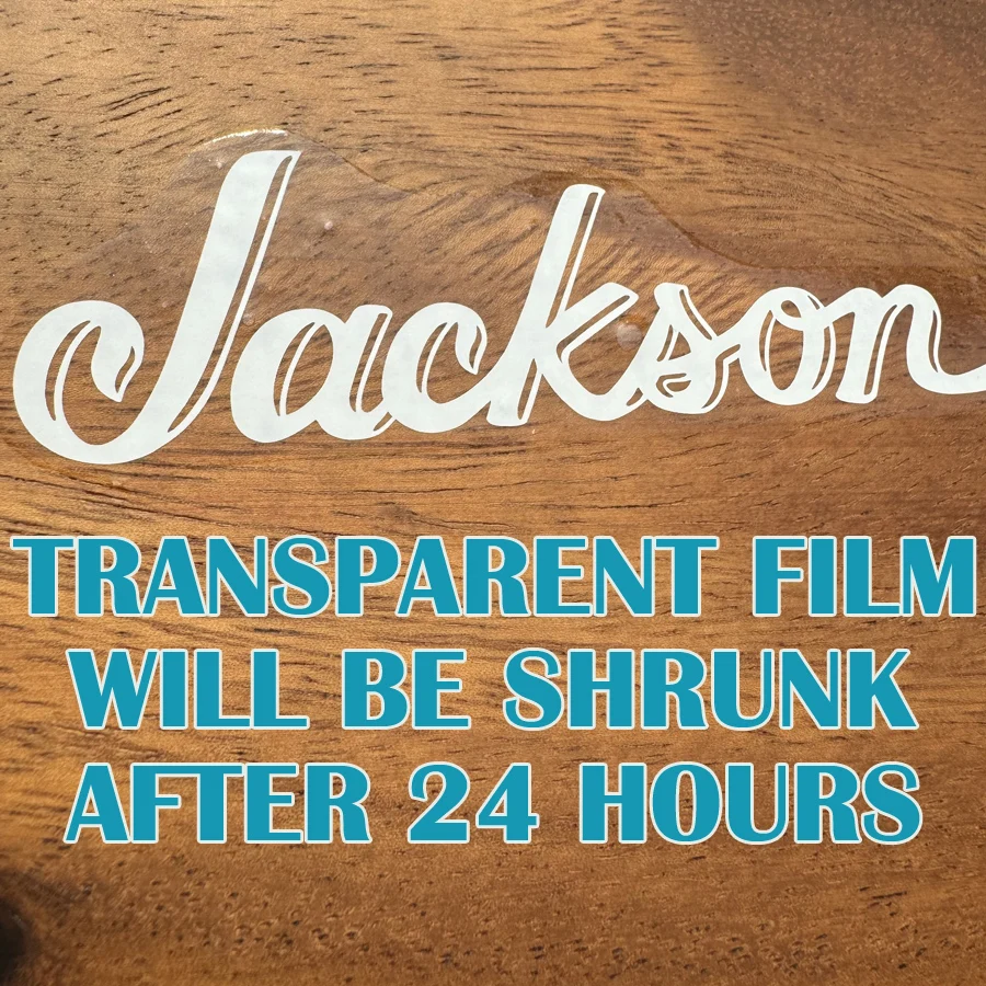 Jackson Guitar Peghead Logo Water Slide Decals 3 Jackson Guitar Peghead Logo Water Slide Decals - Image 3