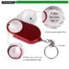 Portable 10x LED Magnifying Glass in Red