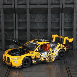 Vibrant Purple BMW M4 GT3 Diecast Model by WASA 15 Sd71f78c6e82f42b385eff0fb76573d0a9