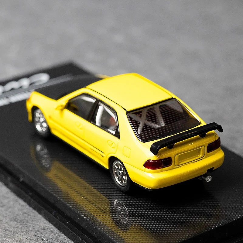 Yellow Honda Civic Ferio SiR EG9 Die-Cast Model 3 Yellow Honda Civic Ferio SiR EG9 Die-Cast Model - Image 3