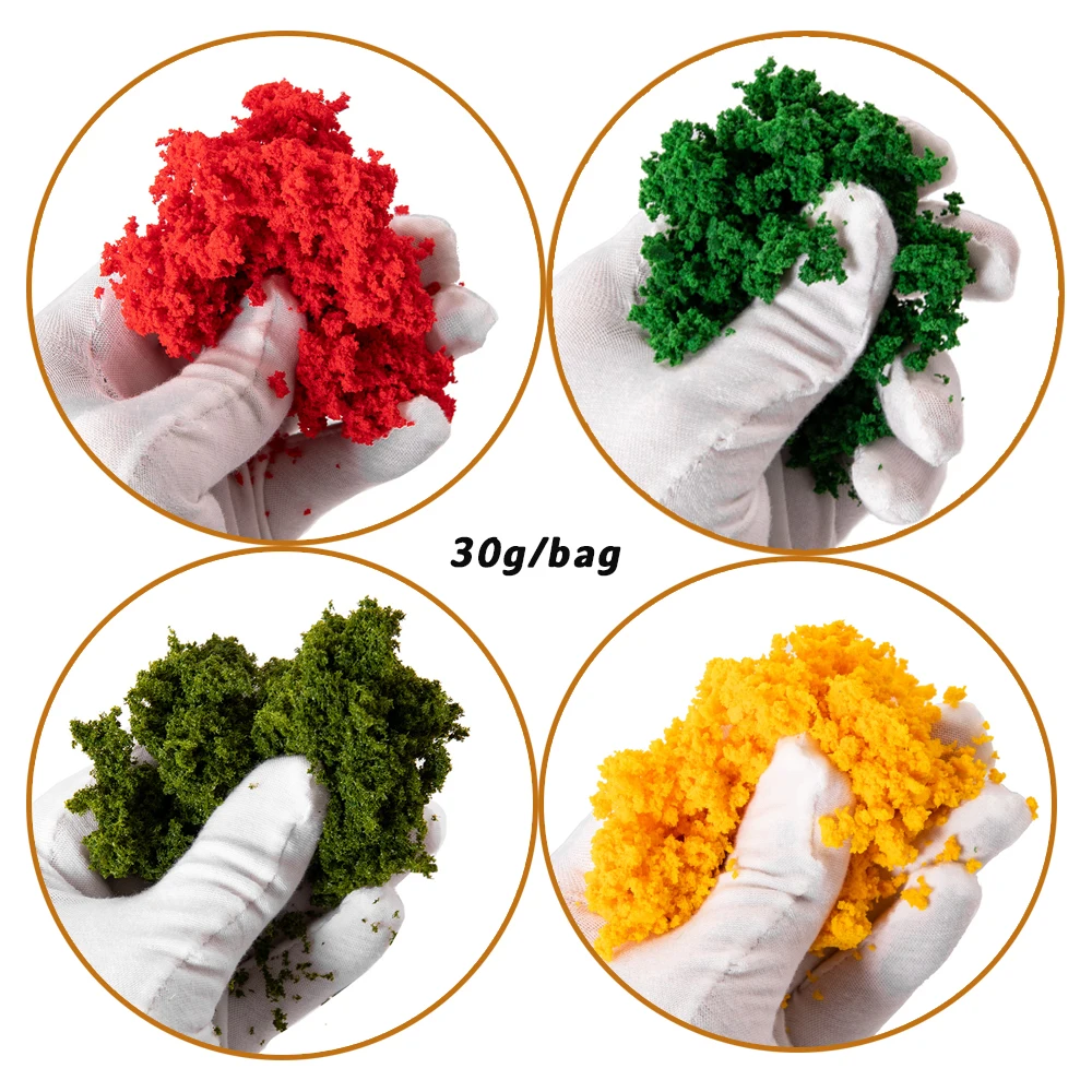 Miniature Dense Bushes for Dioramas, 30g Set 3 Miniature Dense Bushes for Dioramas, 30g Set - Image 3