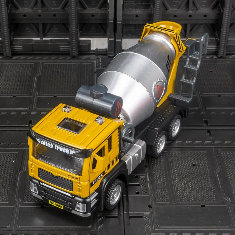 1:50 Scale Cement Mixer Transport Truck Model 4 1:50 Scale Cement Mixer Transport Truck Model - Image 4