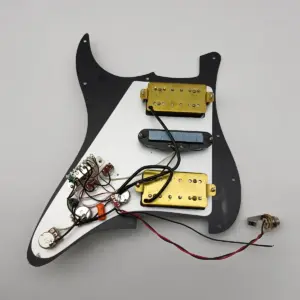 Black Loaded HSH Guitar Pickguard Set for Fender Strat 13 Sd79aa9b1543e4145ab25333b9596a52eN