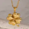 Stainless Steel Gold-Clover Necklace