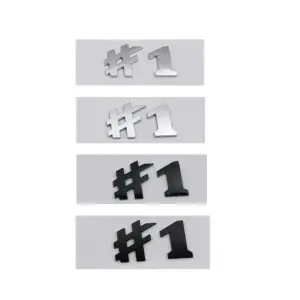 #1 Car Sticker Emblem for Mercedes-Benz & Smart