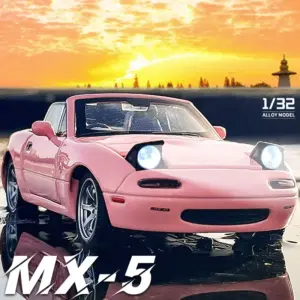 Pink Mazda MX-5 RX-7 Diecast Model 1:32 Scale
