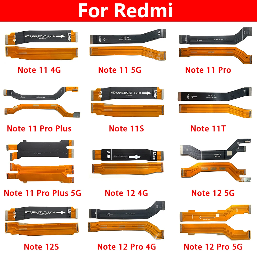 Flex Cables Set for Xiaomi Redmi Note Series 4 Flex Cables Set for Xiaomi Redmi Note Series - Image 4