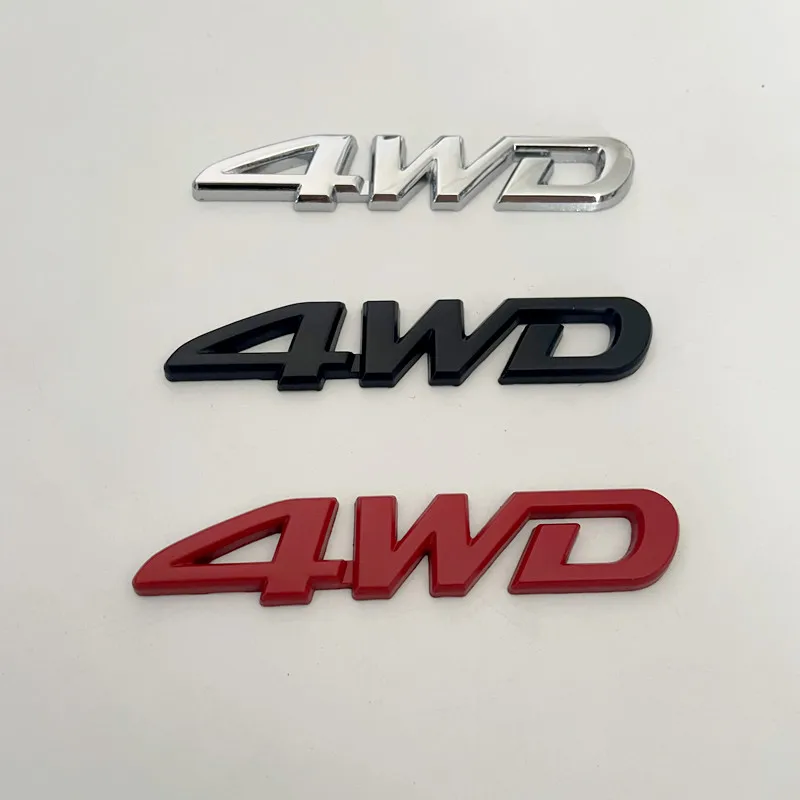 4WD Metal Emblem Badge for Vehicles 4 4WD Metal Emblem Badge for Vehicles - Image 4