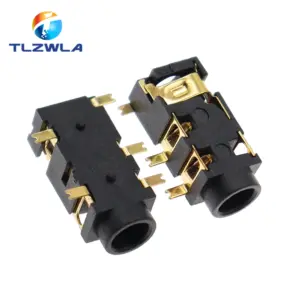 Set of 20 Black 3.5mm Headphone Jacks PJ-327A 10 Sd80a26baf07d47948455dee9261b427dt