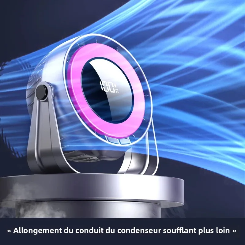 Portable Wall-Mounted Fan with 4000mAh Battery 4 Portable Wall-Mounted Fan with 4000mAh Battery - Image 4