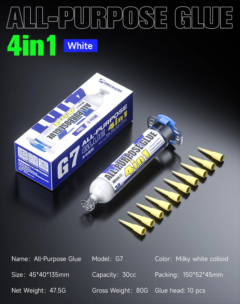 All-Purpose Repair Glue 30cc, Dual Colors 8 All-Purpose Repair Glue 30cc, Dual Colors - Image 8