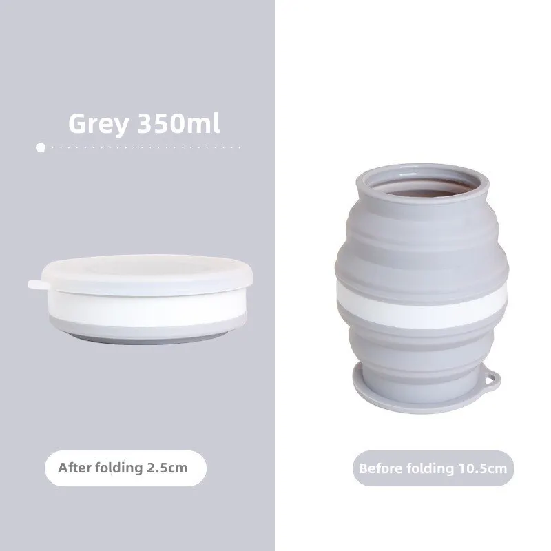 Foldable Silicone Travel Cup for Hot Drinks 7 Foldable Silicone Travel Cup for Hot Drinks - Image 7