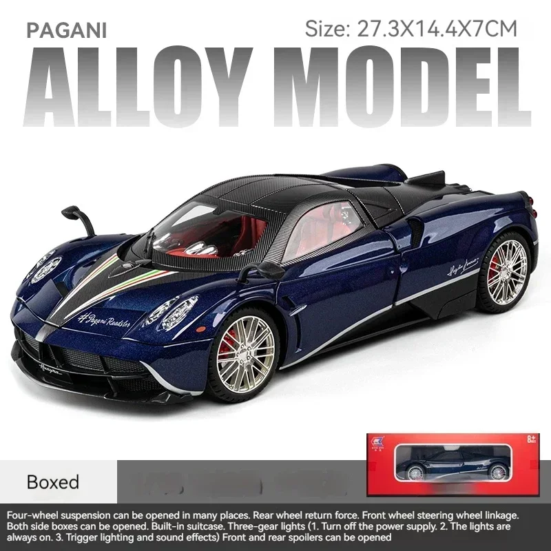White Pagani Huayra 1:18 Scale Diecast Model 9 White Pagani Huayra 1:18 Scale Diecast Model - Image 9