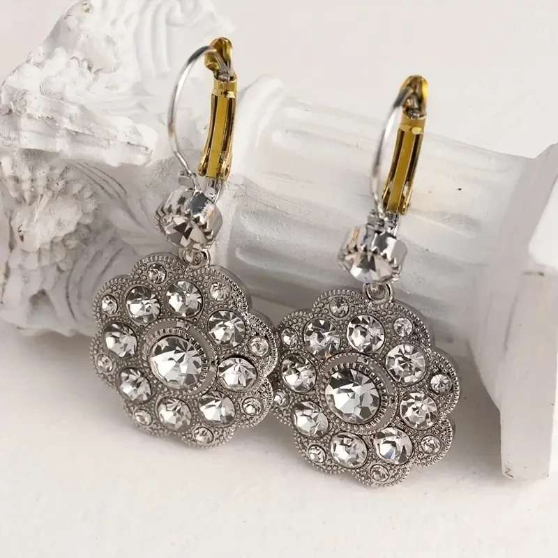 Vintage Geometric Drop Earrings for Women 3 Vintage Geometric Drop Earrings for Women - Image 3