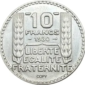 France 10 Francs Replica Coin 1930-1934 11 Sd89ba31625be4304bcb19c2afdb56420Y