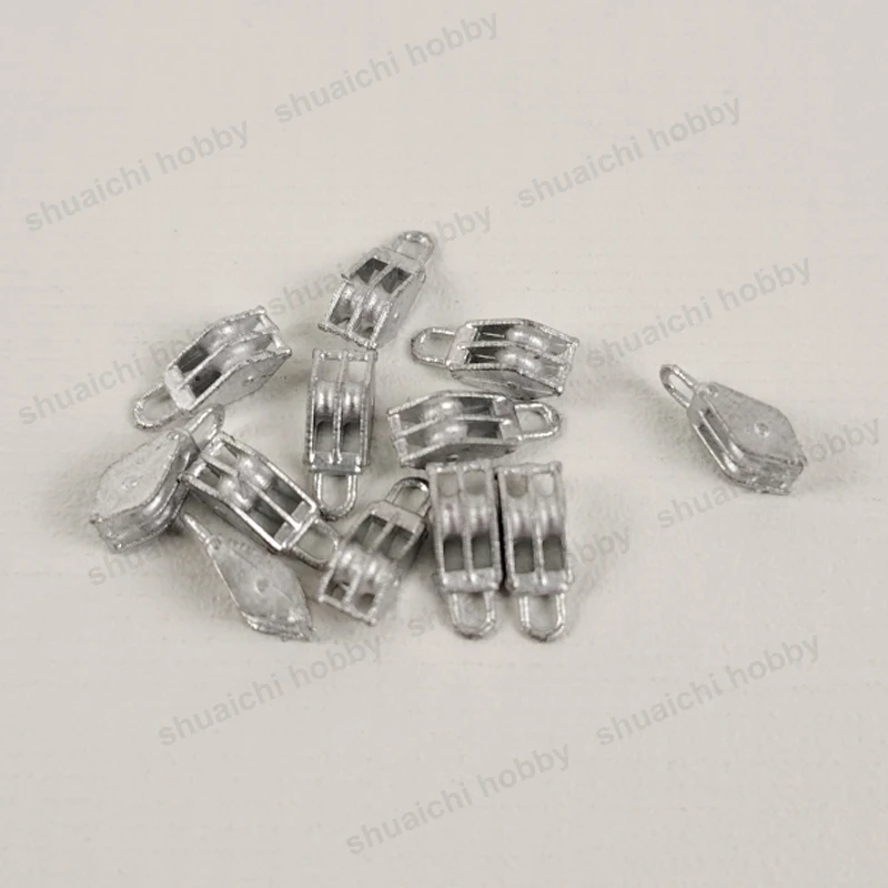 Vintage Alloy Model Pulleys for Ships 2 Vintage Alloy Model Pulleys for Ships - Image 2