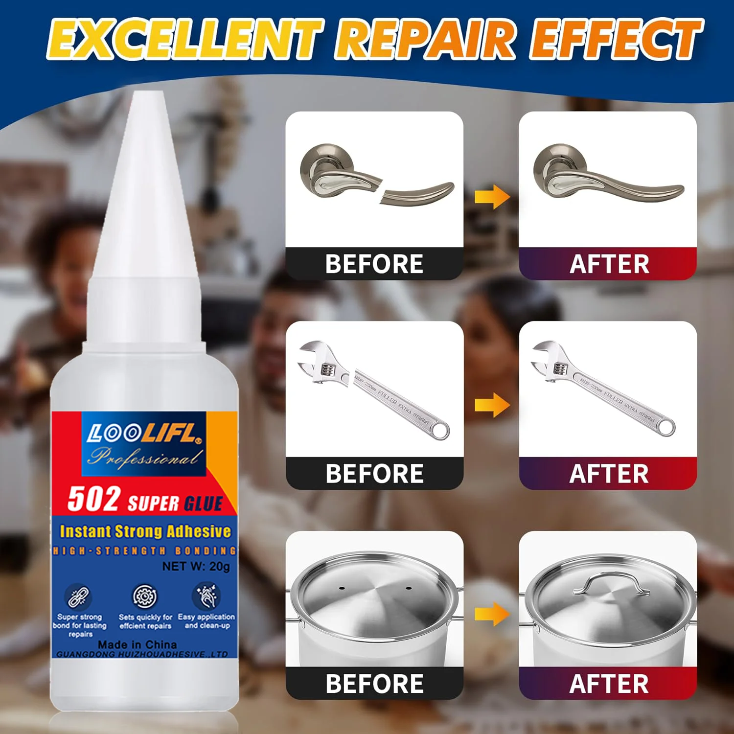 Super Glue 20ml Fast Bond for Any Surface 4 Super Glue 20ml Fast Bond for Any Surface - Image 4