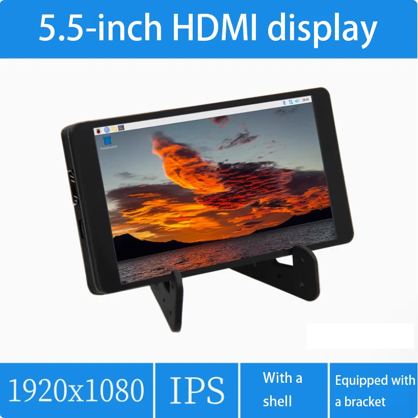 5.5-Inch 1920x1080 Raspberry Pi HDMI Display 2 5.5-Inch 1920x1080 Raspberry Pi HDMI Display - Image 2