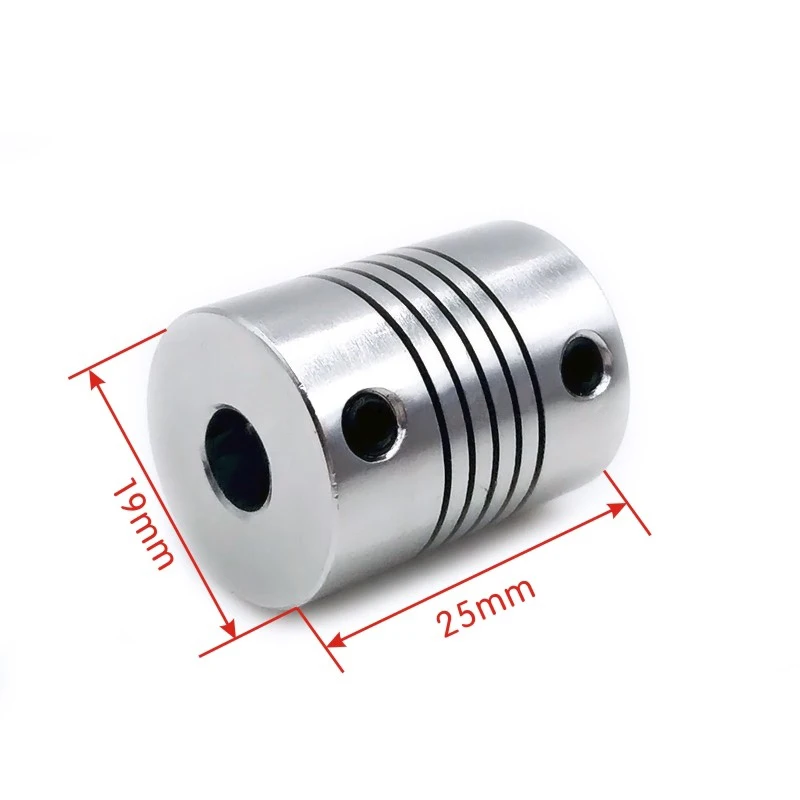 Aluminium Flexible Shaft Couplings Set for CNC Motors 2 Aluminium Flexible Shaft Couplings Set for CNC Motors - Image 2