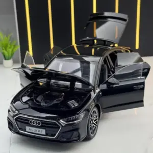 Black 1:24 Audi A7 Diecast Model with Sound & Lights 11 Sd8da0c39f05a446caaa6593e60e12b93S
