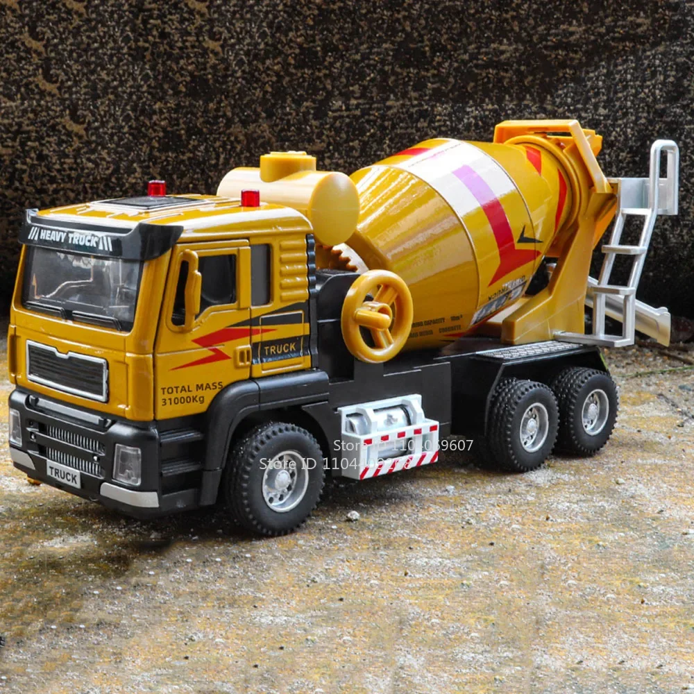 1:40 Scale Electric Cement Mixer Truck Model 6 1:40 Scale Electric Cement Mixer Truck Model - Image 6