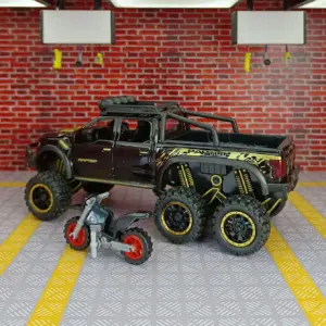 Vibrant Blue 1/24 Diecast Off-Road Pickup Truck 14 Sd8f95d0fc02649298acd04d0dce3d96eD