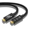 Thunderbolt 5 Cable 80Gbps 8K Support 240W Power