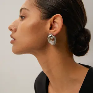 Stainless Steel Gold Hoop Earrings 19.5mm 10 Sd91a8ecd560c4b4589470cea53d4ba62F