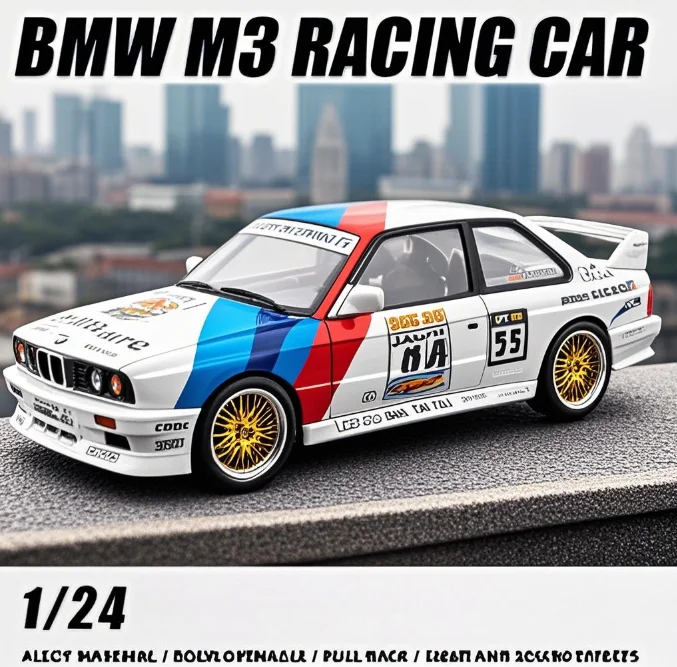 BMW M3 Racing 1:24 Scale Diecast Model 1 BMW M3 Racing 1:24 Scale Diecast Model