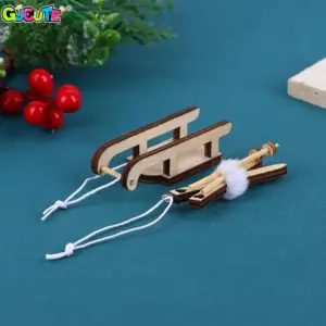 Miniature Wooden Dollhouse Sleigh in Multiple Colors 12 Sd942555a42da4cb4a949f997218e249cE