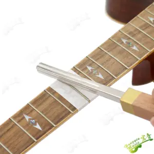Guitar Fret Crowning File with Measuring Guide 11 Sd9476e9008f04213b8eeb9d2d31ee69cm