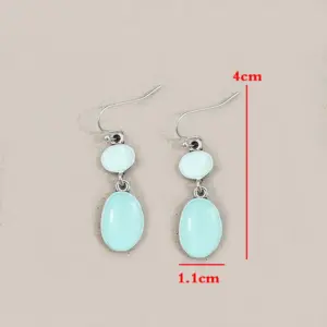 Vintage Silver Drop Earrings with Blue Patterns 9 Sd950a70665574c439300abeecff2dace7