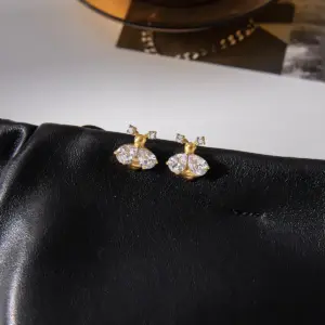 Stainless Steel Gold Bee Stud Earrings 11 Sd96f8b8d1b8c4934a8e5b7a5dd09f3bdR