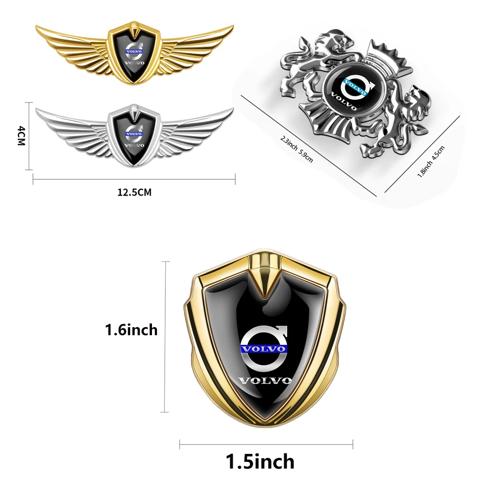 3D Metal Car Emblem for R Design & V-Series 5 3D Metal Car Emblem for R Design & V-Series - Image 5
