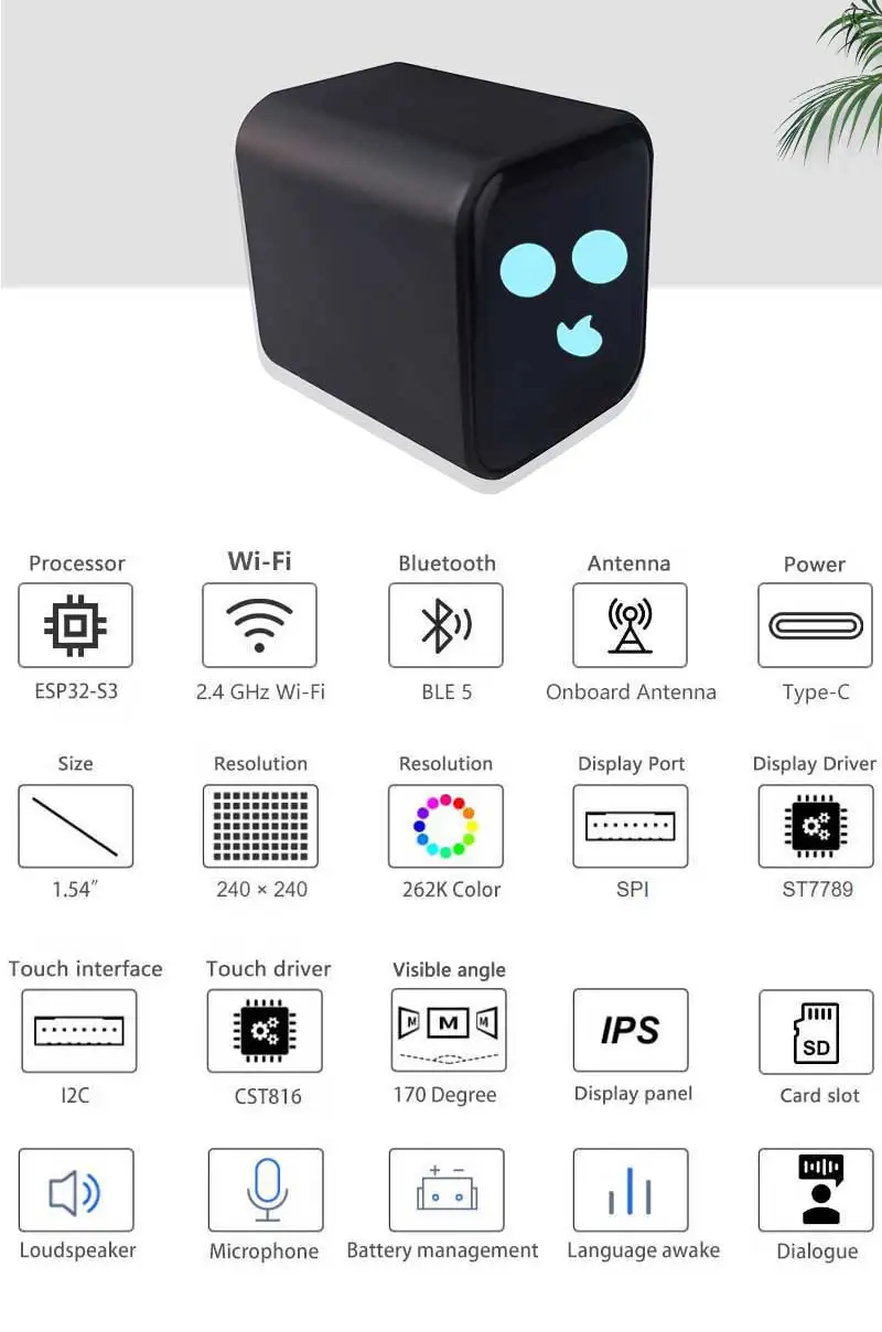 ESP32-S3 1.54-Inch LCD Weather Station Kit 5 ESP32-S3 1.54-Inch LCD Weather Station Kit - Image 5