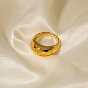 Modern Gold Stainless Steel Geometric Ring 13 Sd9a58f504f1f4e7e8039023bb59256acV