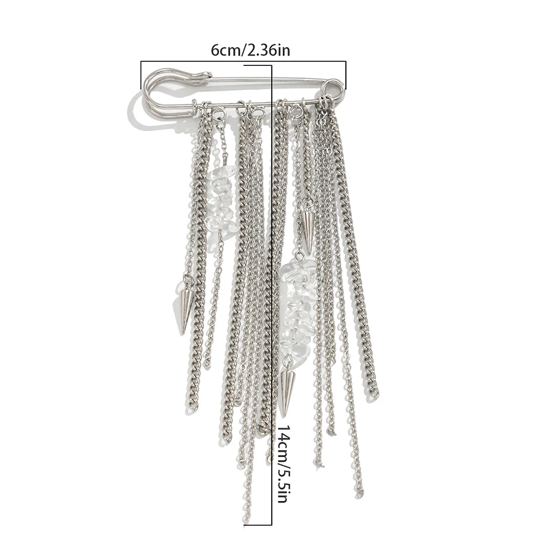 Silver Tassel Pants Chain Accessory 6 Silver Tassel Pants Chain Accessory - Image 6