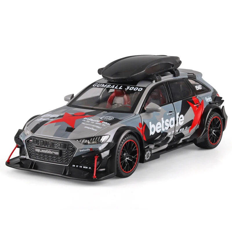 Audi RS6 Avant 1:24 Diecast Model with Sound 4 Audi RS6 Avant 1:24 Diecast Model with Sound - Image 4