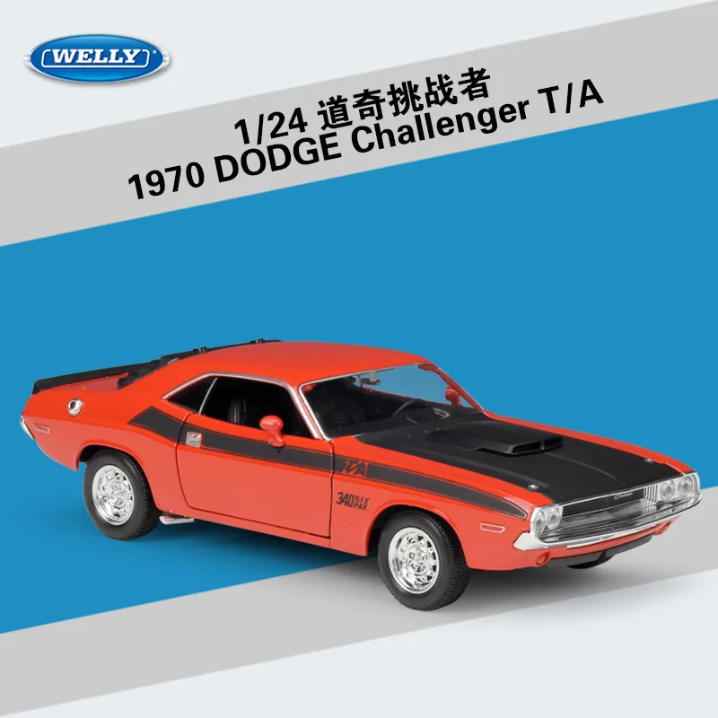1970 Dodge Challenger T/A 1:24 Scale Diecast Model 8 1970 Dodge Challenger T/A 1:24 Scale Diecast Model - Image 8